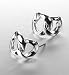 Silver Knot Stud Earrings