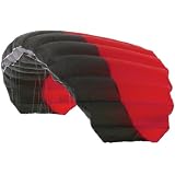 Ozone Powerkites IMP Trainer 2.0 Meter Land Kite with Bar - Red-Charcoal