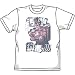 北斗の拳 汚物は消毒Tシャツ ホワイト サイズ:MでAmazonアフィリエイトツール