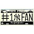 MLB Major League Baseball New York Yankees #1 Fan Metal Tag