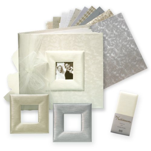 Embellish Your Scrapbook-12x12 Ivory Swirl Album 