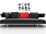 FASHION MODERN EMO IMAGES WALL VINYL STICKER DECALS ART MURAL D945