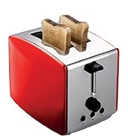 MS 2 Slice Stainless Steel Toaster Red