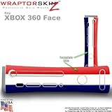 Red, White and Blue Skin by WraptorSkinz TM fits Original XBOX 360 Factory Faceplates