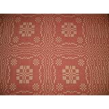 Brick linen Color - Cotton acrylic - Double Peach Seed Heirloom Quality Coverlet By Family... by 