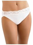 Vanity Fair Womens Sensuelle Sleek & Lace Hi Cut Brief #13-135