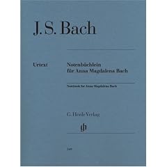 Petit livre d'Anna Magdalena Bach 1725 - Piano