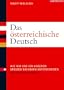 Das �sterreichische Deutsch