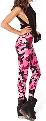 Dawdyfu Womens Camouflage Army Style Print Seamless Legging Tights Pants