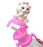 ディズニー『おしゃれキャット《マリー》』ペットボトルストロー/ストラップ付