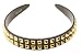 France Luxe Headband with Gold Studs