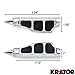 Krator® Stiletto Motorcycle Foot Pegs Footrests Left+Right For Honda Fury 2009-2013 Rear