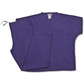 Grape Heavyweight Premium Quality Unisex Scrub Set
