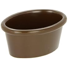 Carlisle S31069 Chocolate 2 Oz. Oval Melamine Ramekin (Case of 48)