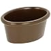 Carlisle S31069 Chocolate 2 Oz. Oval Melamine Ramekin (Case of 48)