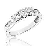Three-Stone Diamond Ring 1ctw