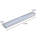 IREALIST DIY Stick-on Anywhere 10 LEDs Wireless Motion Sensing Closet Night Light Bar with Magnetic Strip