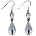 Teardrop Dangle Sterling Silver Earrings