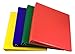Samsill 1 View Binders 4 Pack Heavy Duty Non Stick Vinyl Highlighter Tinted Colors