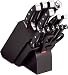 Farberware Pro II Forged 15-Piece Knife Block Set, Black/Stainless-Steel