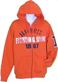 Men`s Illinois Fighting Illini Renegade Full-Zip Fleece Hoodie Sweatshirt