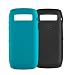 BlackBerry Original Skins Twin Pack for the Pearl 3G 9105 - Black/Turquoise