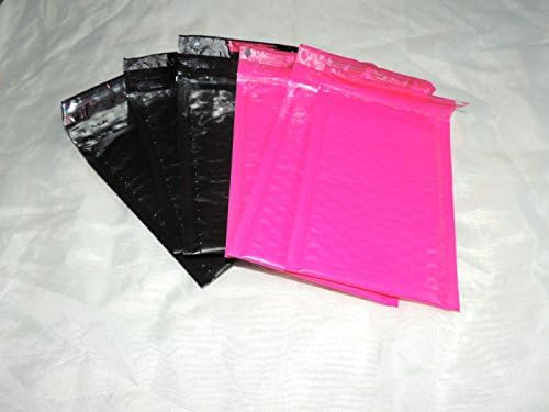 30 6x9 *Hot Pink & Black Padded Bubble Mailers
