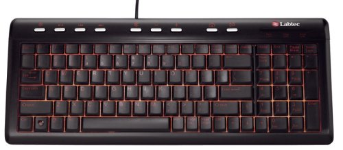 Childrens Toyshop  Electronics : Labtec Illuminated Ultra-Flat Keyboard