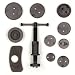 Alltrade 648601 Kit 18 Rear Disc Brake Adjust Tool Set