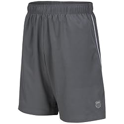 K-Swiss Men's Training Woven Short - Sting Ray/White