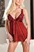 Dreamgirl Women's Velvet And Chiffon Babydoll