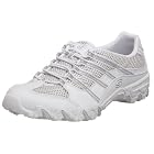 Skechers Women's Work It Leather And Mesh Bungee