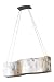 Varaluz 178N05A na Big Big 5 Light Waive Linear Pendant made from reclaimed Kabebe Sh...