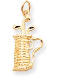 10k Yellow Gold Golf Charm