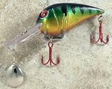JLVLures Deep Crankbait Perch : Diver Lures JLV Freshwater Smallmouth Steelhead Pike Salmon Trout