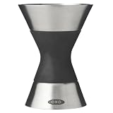 OXO Double Jigger - Silver/ Black