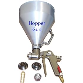 Aluminum Air Texture Drywall Paint Sprayer Hopper Gun