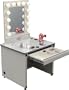 Broadway Lighted Vanity Desk 36'' x 30" - Gloss White