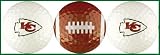 Kansas City Chiefs Golf Balls 3 Piece Gift Set with NFL Football Team Logos