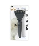 JW Pet Company GripSoft Dematting Rake Dog Brush