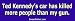 Ted Kennedy's car has killed more people than my gun - Refrigerator Magnets 7x2 in