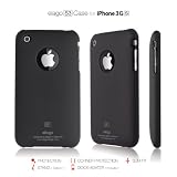 elago S3 Case for iPhone 3G/3GS (Soft Feeling)-Black + Universal Dock Adapter included