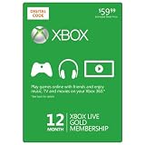 Xbox LIVE 12 Month Gold Membership [Online Game Code] ~ Microsoft