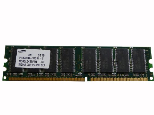 Samsung 512MB DDR PC-3200U 400MHz CL3 M368L6423FTN-CCC