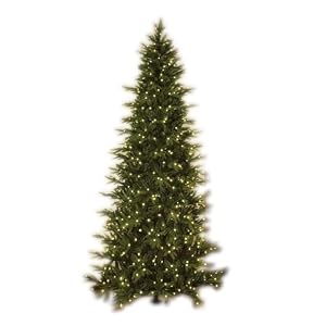 GKI Bethlehem Lighting Pre-Lit 6-Foot PE/PVC Christmas Tree with 200 Warm-White Frosted Wide-Angle LED , Slim Palisade Christmas Sales