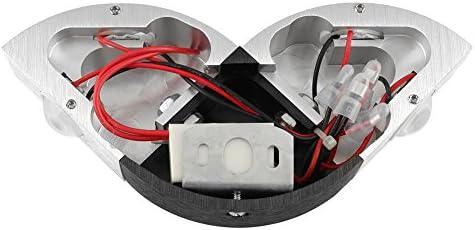 Prodeals® 4w (4*1w) LED Black White Fan-shaped Wall Sconce (Warm White)