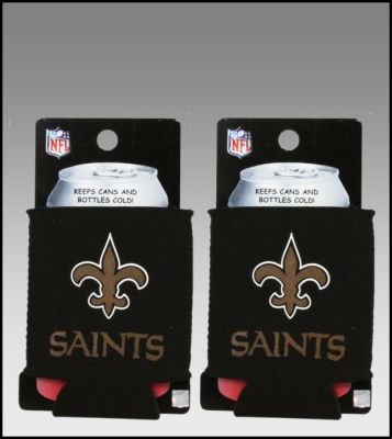 SET OF 2 NEW ORLEANS SAINTS NFL CAN KADDY KOOZIES