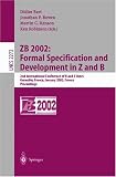  Zb 2002:  France) International Conference of B and Z Users 2002  Grenoble