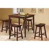 ACE TRADING - LINON VN2 02855WENG-01-KD "LIVING ACCENTS" PUB TABLE - WENGAE FINISH