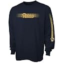 St. Louis Rams Navy Blue Flea Flicker Long Sleeve T-shirt
